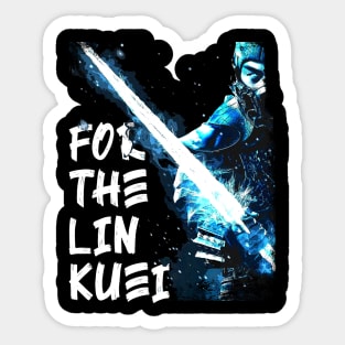 Mortal Kombat SUB ZERO For Lin Kuei Sticker